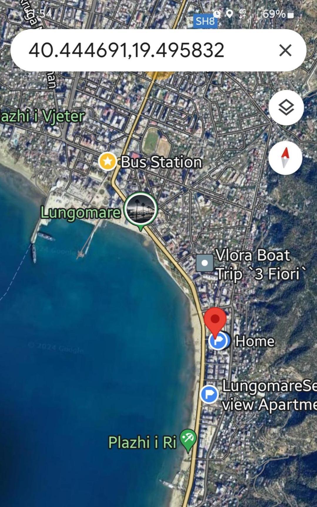 City Beachfront Apartments Влёра Экстерьер фото